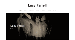 Desktop Screenshot of lucyfarrellmusic.com